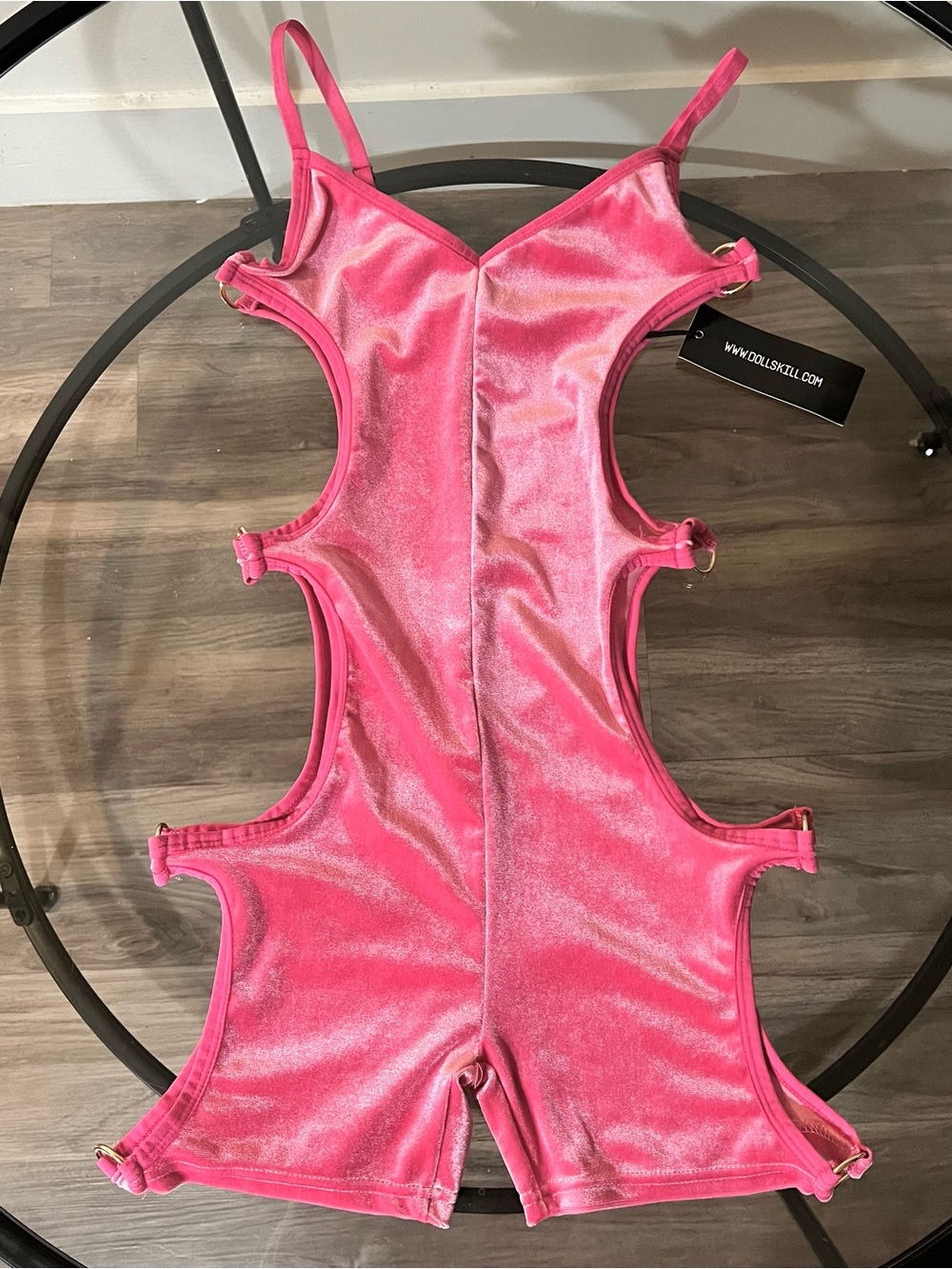 Club EXX Pink Velvet bodysuit - XS | New with tags